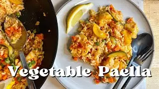 Spanish Veggie Paella - Paella De Verduras