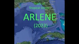 Track of TS Arlene