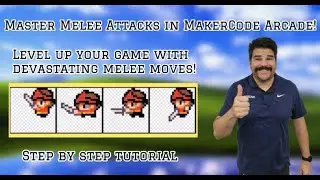 Melee Attack on Arcade MakeCode