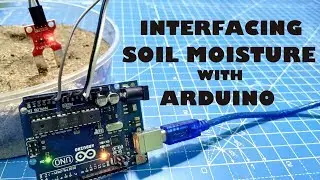Soil moisture sensor using Arduino Interface
