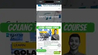 Golang Training course | Golang online Training classes Hyderabad