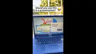 Would you do this in a presentation? 😂