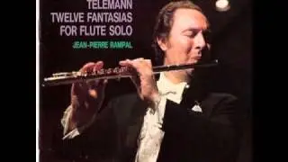 TELEMANN - Twelve Fantasias For Flute Solo 6/12 - Flute: J.P. Rampal (LP 1972)