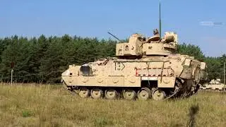Bradley fighting vehicles in Poland