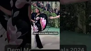Demi Moore Ageless & STUNNING At The 2024 Met Gala #shorts #demimoore #metgala2024