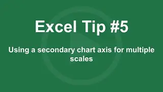 Using a secondary chart axis for multiple scales