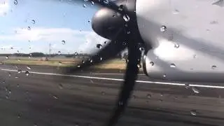 Awesome HD Bombardier Dash 8 Q400 Takeoff From Honolulu On Island Air!!!