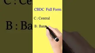 C.B.D.C  Full form  |  Full form of CBDC  | #fullform