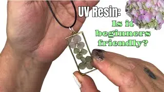 UV RESIN, is it beginners friendly? Using UV RESIN by let’s Resin the first time! Making pendants.