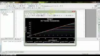 Sketching the graph of Ic versus VCE while changing VBE using Multisim