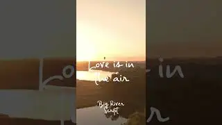 Love is In The Air - Big River Script Free Font #shorts