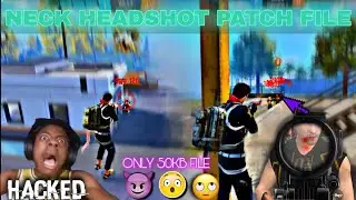 neck headshot config ff max || drag auto headshot config file || headshot patch file