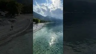 ЧИСТЕЙШАЯ ВОДА ПЛЯЖЕЙ АБХАЗИИ 🏖️ #гагра #путешествия #море #релакс #пляж #отдых #лето #данхель