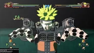 [BORUTO]火影忍者疾風傳 終極風暴4 慕留人傳 機械鳴人 VS 漩渦鳴人 尾獸砲