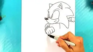 How to Draw SONIC vs KNUCKLES | Easy Drawings