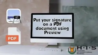 Put your signature on a PDF document using Preview