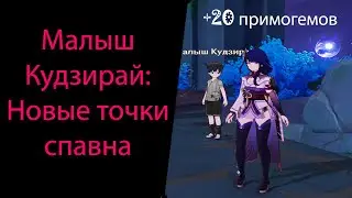 Малыш Кудзирай. Где он находится на новых островах Инадзумы? Genshin Impact