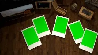 Photo Slide Intro Template Green Screen Template. [1080P] Free Video Background.