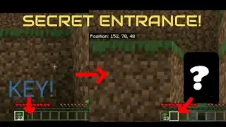 How to make a secret mountain entrance in Minecraft (password locked) in 1.16