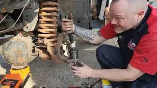 Replacing the ball joints on the Jeep ZJ!