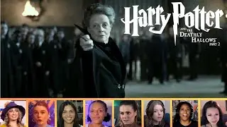 Reactors Reacting to MINERVA MCGONAGALL VS  SNAPE | Harry Potter and the Deathly Hallows Pt 2 (2011)