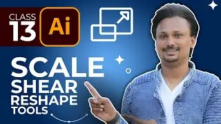 Adobe Illustrator Course - Scale Tool - Class-13 | Urdu / Hindi