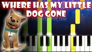 Where Has My Little Dog Gone - Cocomelon Nursery Rhymes | Piano Tutorial | Karaoke