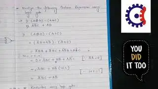 Boolean Expressions using Logic Gates and realization