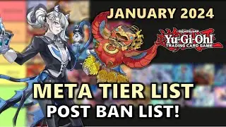 Yu-Gi-Oh Meta Tier List POST JANUARY 2024 BAN LIST! | Best Decks | Winners and Losers