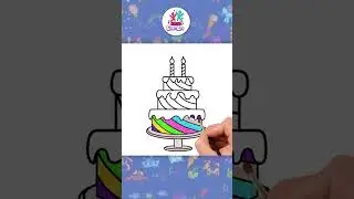 ✏️How to draw Best Birthday Cake🎂 BEST DRAWING #shorts #youtubeshorts #drawing #howtodraw