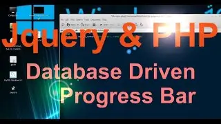 Database Driven Progress Bar PHP JS CSS Linux Web Server TUT