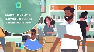 Digital Financial Services & Supply Chain Platform Video | Animated Explainer Video by CREAVIDS
