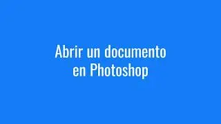 Como crear documento nuevo en Photoshop