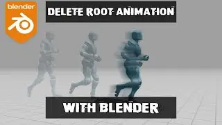 Delete root animation in blender