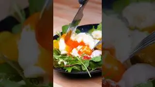 Poached egg salad