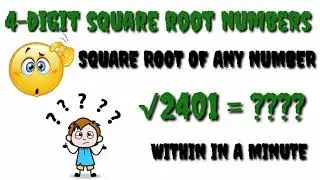 How we can find 4-digit square root numbers🤔🤔😰😰?????