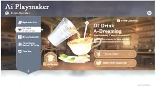 Event Of Drink A-Dreaming | Genshin Impact