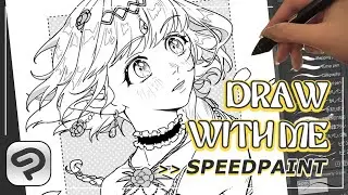 【SPEEDPAINT】Let's Draw Together ♡ EP4 | CLIP STUDIO PAINT / Draw with me