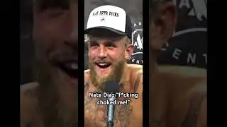 Jake Paul Reacts To Nate Diaz Putting Him In A Guillotine Choke 💀