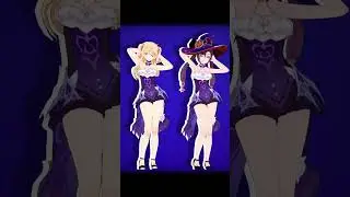Fischl // Mona😳- Rock n Roll -【MMD Genshin impact 4K | 60FPS】