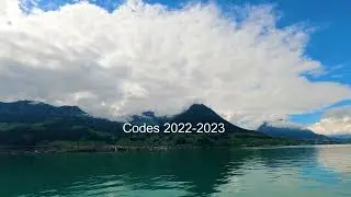 CODES 2022  | CÓDIGOS 2022 | КОДЫ 2022