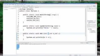 Java Tutorial  17   Parameter passing and Returning a Value from a Method