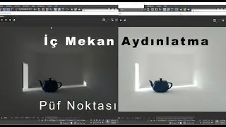 VRAY : İç Mekan Aydınlatma (Püf Noktası)