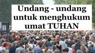 Undang - undang untuk menghukum umat TUHAN