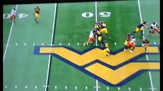 Scramble drill - touchdown in a game