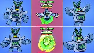 Plankton Darryl - Brawl Stars SPONGEBOB Skin | Winning & Losing Animations | Gameplay
