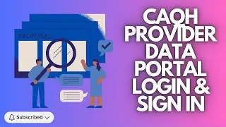 CAQH Provider Data Portal​ Login & Sign in ⏬👇
