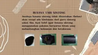 TARI SINTONG - Warisan Budaya Tak Benda asal Sumenep Madura