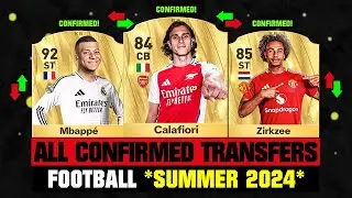 ALL CONFIRMED TRANSFERS NEWS SUMMER 2024 - Football! ✅😱 ft Calafiori, Mbappe, Zirkzee… etc