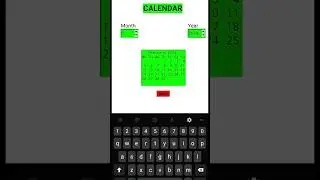 Make calendar with python | python tkinter calendar 